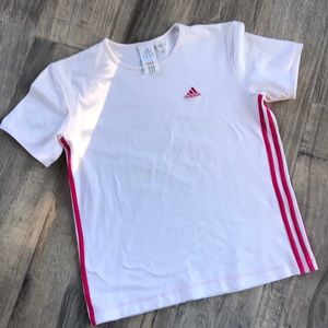 Adidas workout shirt 95% cotton 5% spandex